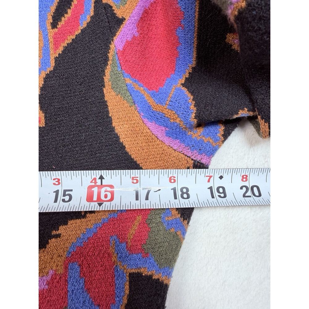 Farm Rio Wild Horses Knit Maxi Dress Graphic Equestrian Maximalist Sz Med 312587 - Picture 9 of 13